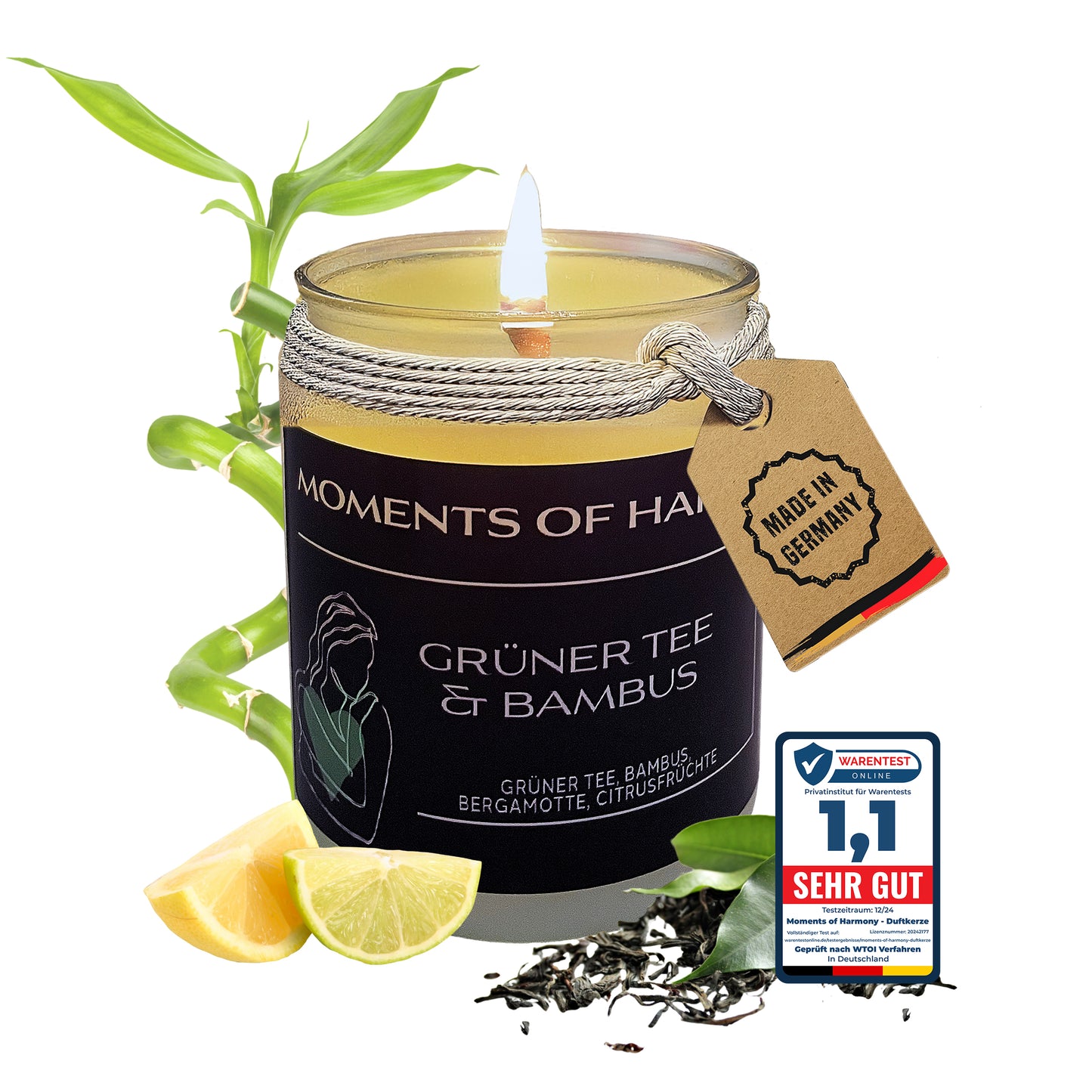 MOMENTS OF HARMONY β natural scented candle