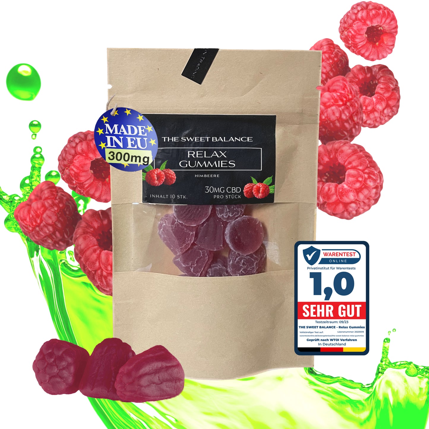 RELAX GUMMIES 30mg — Travel Edition — 10 Stück